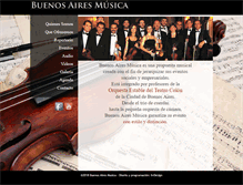 Tablet Screenshot of buenosairesmusica.com